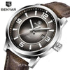 2021 New Simple Business Quartz Men Wristwatch Luxury Casual Leather Strap Waterproof Watch by Stevvex