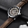 2021 New Simple Business Quartz Men Wristwatch Luxury Casual Leather Strap Waterproof Watch by Stevvex