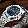 Fashion Stainless Steel Mens Quartz Analog Watch Luminous Waterproof Mens Sports Minimalist Wrist Watch by Stevvex