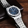 Fashion Stainless Steel Mens Quartz Analog Watch Luminous Waterproof Mens Sports Minimalist Wrist Watch by Stevvex