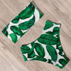 Bandage Bikini Swimwear Women Swimsuit High Waist Bikini Set Bathing Suit Push Up Women's Spaghetti Strap Bandeau Lace Up High Waist 2PCS Bikini Set by Stevvex