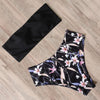 Bandage Bikini Swimwear Women Swimsuit High Waist Bikini Set Bathing Suit Push Up Women's Spaghetti Strap Bandeau Lace Up High Waist 2PCS Bikini Set by Stevvex
