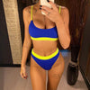Female High Waist Swimsuit Bikini Sports Swimsuits For Women Two Piece Crop Top Bikini Set High Waist High Cut Bathing Suits Women Swimwear Two-piece Bikini Set Bathing Suit Swimwear by Stevvex