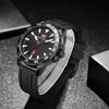 Sport Orange Mens Watch Waterproof Quartz Analog Watches Fashion Silicone Strap Classic Design For Men by Stevvex
