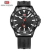 Sport Orange Mens Watch Waterproof Quartz Analog Watches Fashion Silicone Strap Classic Design For Men by Stevvex