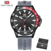 Sport Orange Mens Watch Waterproof Quartz Analog Watches Fashion Silicone Strap Classic Design For Men by Stevvex