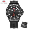 Sport Orange Mens Watch Waterproof Quartz Analog Watches Fashion Silicone Strap Classic Design For Men by Stevvex