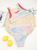 High Waist Bikinis Women Swimsuit Women High Waist Bikini Set Sports Bright Color Swimsuit Scoop Neck Cute Bathing Suit Swimwear Female Push Up Bikini Set Bathing Suit For Women by Stevvex