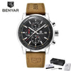 New Top Luxury Mens Watch Quartz Clock Waterproof Classic Automatic Chronograph Military Wrist Watches for Men by Stevvex