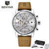 New Top Luxury Mens Watch Quartz Clock Waterproof Classic Automatic Chronograph Military Wrist Watches for Men by Stevvex