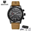 New Top Luxury Mens Watch Quartz Clock Waterproof Classic Automatic Chronograph Military Wrist Watches for Men by Stevvex