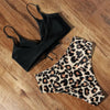 High Waist Bikini Leopard Bikini Women Push Up Swimsuit Women's Leopard Print Swimsuits High Waist Bikini Set 2 Piece Bathing Suits Women Printed Swimwear Tie Dye Summer Swim Beachwear by Stevvex