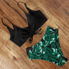 High Waist Bikini Leopard Bikini Women Push Up Swimsuit Women's Leopard Print Swimsuits High Waist Bikini Set 2 Piece Bathing Suits Women Printed Swimwear Tie Dye Summer Swim Beachwear by Stevvex