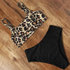 High Waist Bikini Leopard Bikini Women Push Up Swimsuit Women's Leopard Print Swimsuits High Waist Bikini Set 2 Piece Bathing Suits Women Printed Swimwear Tie Dye Summer Swim Beachwear by Stevvex
