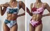 High Waist Bikini Leopard Bikini Women Push Up Swimsuit Women's Leopard Print Swimsuits High Waist Bikini Set 2 Piece Bathing Suits Women Printed Swimwear Tie Dye Summer Swim Beachwear by Stevvex