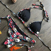 Popular Women's Beachwear Bikini Set Swimwear Push-Up Padded Swimsuit Floral Bikini Set Low Rise Ruffled Two Pieces Swimsuit Push Up Bathing Suit Swimwear by Stevvex