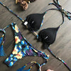 Popular Women's Beachwear Bikini Set Swimwear Push-Up Padded Swimsuit Floral Bikini Set Low Rise Ruffled Two Pieces Swimsuit Push Up Bathing Suit Swimwear by Stevvex