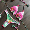 Popular Women's Beachwear Bikini Set Swimwear Push-Up Padded Swimsuit Floral Bikini Set Low Rise Ruffled Two Pieces Swimsuit Push Up Bathing Suit Swimwear by Stevvex