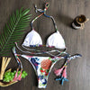 Popular Women's Beachwear Bikini Set Swimwear Push-Up Padded Swimsuit Floral Bikini Set Low Rise Ruffled Two Pieces Swimsuit Push Up Bathing Suit Swimwear by Stevvex