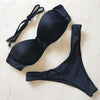 Bikini Push Up Swimsuit Female Swimwear Women's Bathing Suits Push Up Underwire Bikini Set Padded Two Piece Swimsuits Women Two-pieces Durable Bikini Set With Bra Cup Modern Bathing Suit by Stevvex