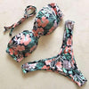 Bikini Push Up Swimsuit Female Swimwear Women's Bathing Suits Push Up Underwire Bikini Set Padded Two Piece Swimsuits Women Two-pieces Durable Bikini Set With Bra Cup Modern Bathing Suit by Stevvex