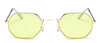 Small Polygon Women Men Sunglasses Delicate Metal Polygon Sunglasses For Women Classic Retro Small Size Frame Women Sunglasses Design Glasses for Men by Stevvex