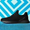 Men's Elegant Soft Sneakers Casual New Breathable Mesh Black Men Shoes Spring High Quality Tenis Shoes Lace Up Athletic Running Tennis Fashion Sneakers Comfortable Design by Stevvex