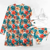 Summer Floral Print Bikini Swimsuit Women 3 Piece High-Waist Bikini Set Swimwear Female Push-Up Bathing Suit Tropical High Waist Wrap Swimsuit With Beach Cover Ups Soft And Breathable Summer Bikini by Stevvex
