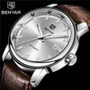 Classic New Sport Watch Top Luxury Automatic Mechanical Male Watches Water Resistent Genuine Leather Casual Men Wristwatch by Stevvex