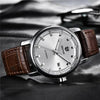 Classic New Sport Watch Top Luxury Automatic Mechanical Male Watches Water Resistent Genuine Leather Casual Men Wristwatch by Stevvex
