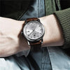 Classic New Sport Watch Top Luxury Automatic Mechanical Male Watches Water Resistent Genuine Leather Casual Men Wristwatch by Stevvex