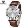 Classic New Sport Watch Top Luxury Automatic Mechanical Male Watches Water Resistent Genuine Leather Casual Men Wristwatch by Stevvex