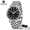 Classic New Sport Watch Top Luxury Automatic Mechanical Male Watches Water Resistent Genuine Leather Casual Men Wristwatch by Stevvex