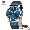 Classic New Sport Watch Top Luxury Automatic Mechanical Male Watches Water Resistent Genuine Leather Casual Men Wristwatch by Stevvex