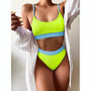 Female Push Up Swimsuit Modern Swimwear For Women Bikinis High Waist Bikini Set Solid Bikini 2 Piece Swimsuit Bathing Suits Women Bathing Suit High Waist Bikini Set Sport Wear Swimming Suit Bikini by Stevvex