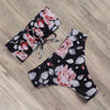 Bandage Bikini Swimwear Women Swimsuit High Waist Bikini Set Bathing Suit Push Up Women's Spaghetti Strap Bandeau Lace Up High Waist 2PCS Bikini Set by Stevvex