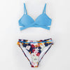 Push Up Floral Bikini Sets Women Two Pieces Swimsuits Women's Bathing Suits Push Up Halter Bandage Bikini Floral Printing Swim Bottoms Two Piece Swimsuits New Girl Beach Bathing Suits Swimwear by Stevvex