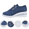 New High Heel Casual Womens Sneakers Breathable Height Increasing Shoes Air Cushion Comfortable Sneakers Women's Vulcanize Leather Shoes Luxury Walking Women Outdoor Shoes by Stevvex