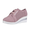 New High Heel Casual Womens Sneakers Breathable Height Increasing Shoes Air Cushion Comfortable Sneakers Women's Vulcanize Leather Shoes Luxury Walking Women Outdoor Shoes by Stevvex