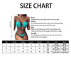 Women Luxury Leopard High Waist Bikini Swimsuit Women's Push Up Bra Tie Side Cutout Bikini Set High Cut Padded Solid Bating Suit Swimwear Female Bikini Set Bathing Suit by Stevvex