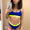 Swimwear Women Swimsuit Push Up Bikinis Fashion Women's Solid Color Bikini Pad Swimwear Swimsuit Beachwear Set Triangle Bikini Bathing Suits by Stevvex