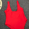 Luxury Black Female Swimsuit Vintage One Piece Ruffled Push Up Tummy Control Swimwear Halter One Piece Slimming Retro Swimsuit Women's Plus Size Push Up Bathing Suit Solid Red Swimwear Women Padded Bathing Suits by Stevvex
