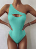 Luxury Black Female Swimsuit Vintage One Piece Ruffled Push Up Tummy Control Swimwear Halter One Piece Slimming Retro Swimsuit Women's Plus Size Push Up Bathing Suit Solid Red Swimwear Women Padded Bathing Suits by Stevvex