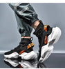 Mens High Top Fashion Socks Sneakers Men Trend Comfortable Casual Shoes Outdoor Non-slip Breathable Men's Height Increasing Casual Outdoor High Quality Mesh Walking Jogging Sneakers by Stevvex