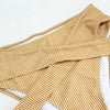 High Waist Belt Bikini Set Stripe Swimsuit Tie Front Women Swimwear Female Beach Wear Swim Bathing Suit Women's Detachable Padded Cutout Push Up Striped Bikini Set Two Piece Swimsuit by Stevvex