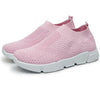 Women Slip On White Sneakers Vulcanize Shoes Super Light Women Casual Breathable Walking Shoes Lightweight Running Shoes Mesh Workout Casual Espadrilles Sports Sneakers by Stevvex
