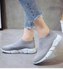 Women Slip On White Sneakers Vulcanize Shoes Super Light Women Casual Breathable Walking Shoes Lightweight Running Shoes Mesh Workout Casual Espadrilles Sports Sneakers by Stevvex