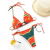 Bikini Swimsuit Solid Color Bikini Set Swimwear Bathing Suit Women Bikinis String Beach Women Two Piece Bikini Swimsuit Bathing Suits Halter Triangle Tops String Bikini Sets by Stevvex