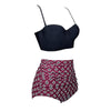 Women Swimsuits Vintage Push Up Polka Dot Plus Size Bathing Suits High Waist Bikini Underwire High Waist Swimsuit Bathing Suits Bikini Women Swimsuits Vintage Push Up Bathing Suits by Stevvex