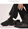 Mens Strong Casual Fashion Chunky Sneakers Height Increasing Spring Thick Sole Footwear Fashion High Quality Sneakers Slip on Walking Shoes High Top Casual Shoes For Men by Stevvex